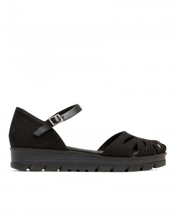 Sandalias negras de piel Porronet Tamara 3140 001