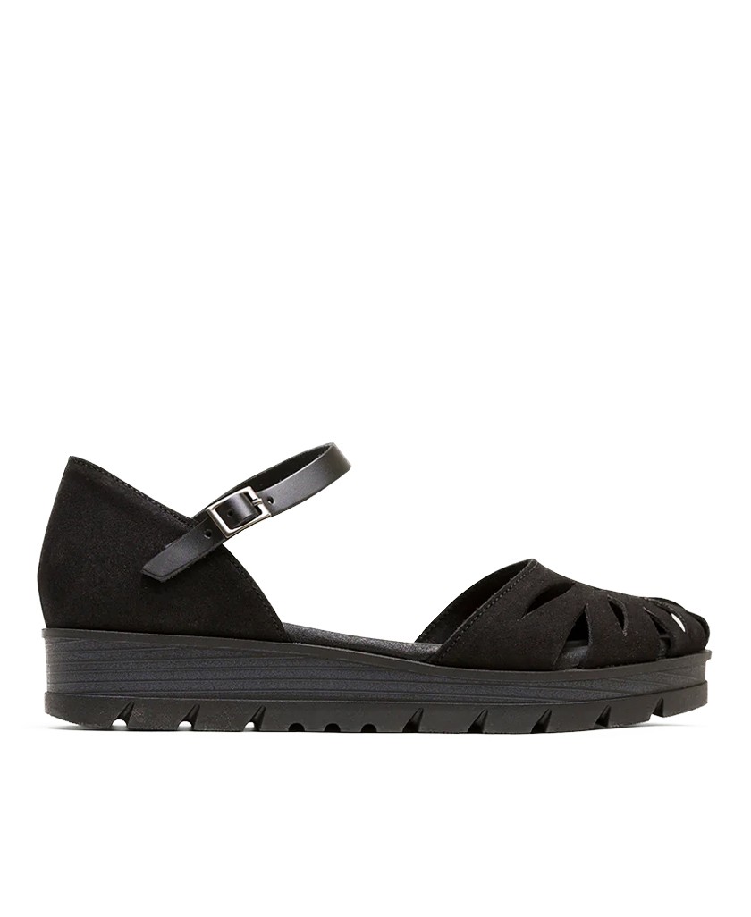 Sandalias negras de piel Porronet Tamara 3140 001