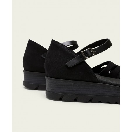 Brown leather sandal Porronet Marta 3131 008