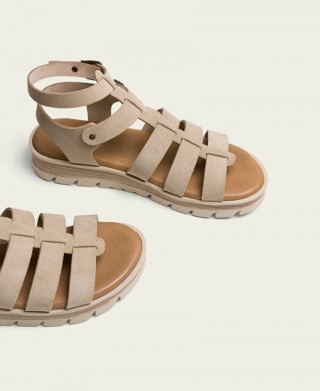 Sandalia romana de piel Porronet Thais 3143 036