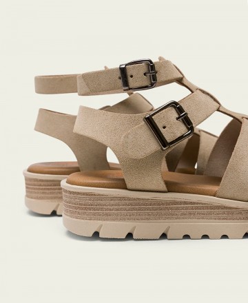 Sandalia romana de piel Porronet Thais 3143 036