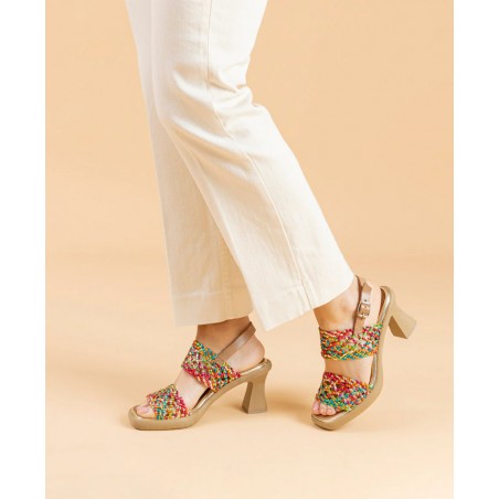 Porronet Alicia braided leather sandals 3186-022