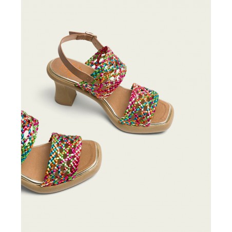 Porronet Alicia braided leather sandals 3186-022