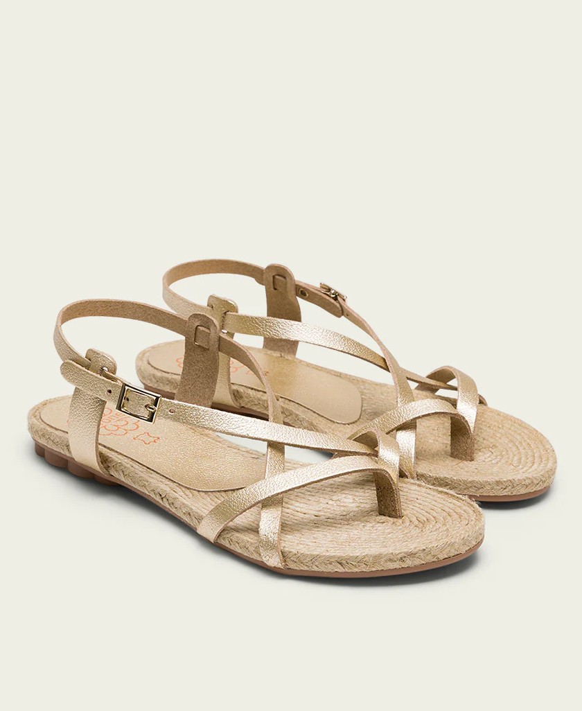 Sandalia plana yute Porronet Carla W205-091