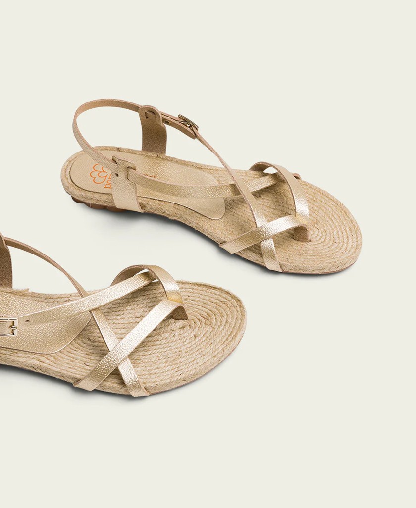 Sandalia plana yute Porronet Carla W205-091