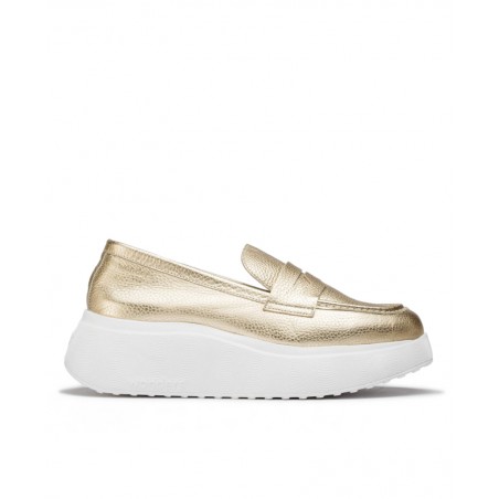 Mocasines dorados de mujer Wonders Estela A3623