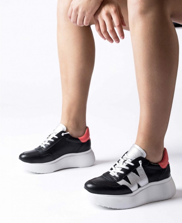 Sneakers con plataforma Wonders Roma A3625 Sneakers con plataforma Wonders Roma A3625