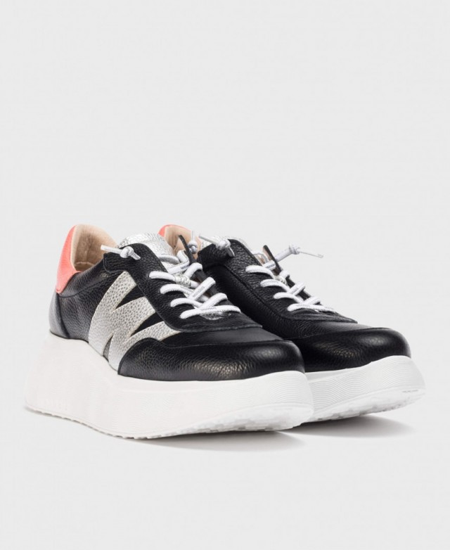 Sneakers con plataforma Wonders Roma A3625 Sneakers con plataforma Wonders Roma A3625