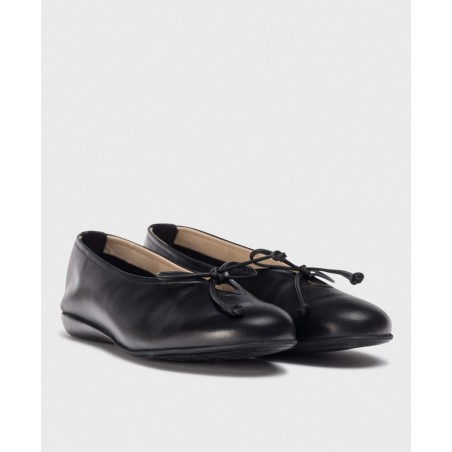 Sandalias planas negras Wonders Celestina A61172