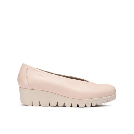 Zapatos rosas con cuña Wonders Fly C33100