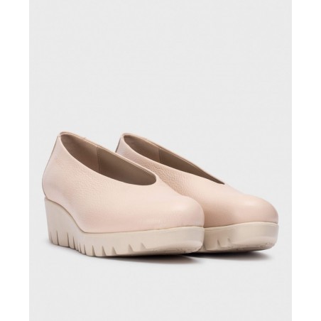 Zapatos rosas con cuña Wonders Fly C33100