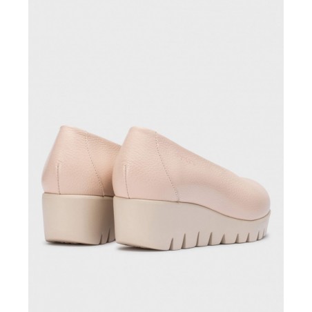 Zapatos rosas con cuña Wonders Fly C33100