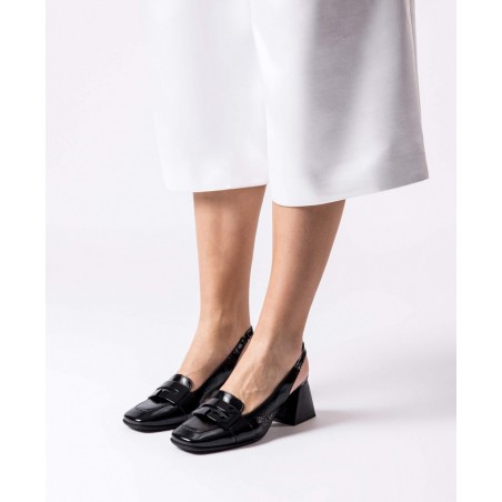 Elegant Patent Leather Heels Wonders Rebeca H6312