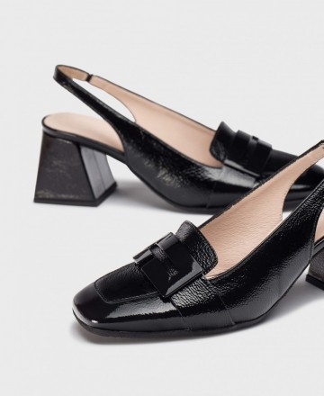 Elegant Patent Leather Heels Wonders Rebeca H6312