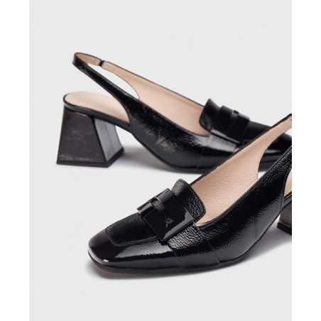 Elegant Patent Leather Heels Wonders Rebeca H6312