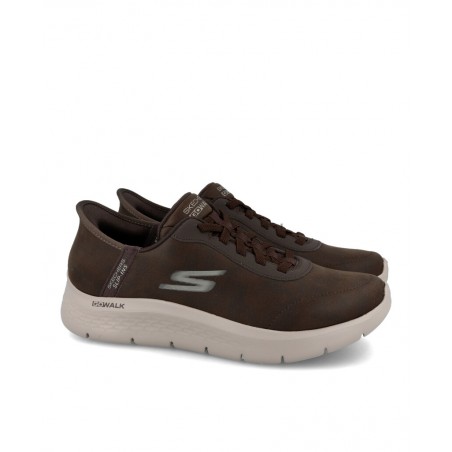 h2Deportivas para hombre de calce rapido Skechers 216326 h2 pLas deportivas para hombre Skechers 216326 en color marron combina