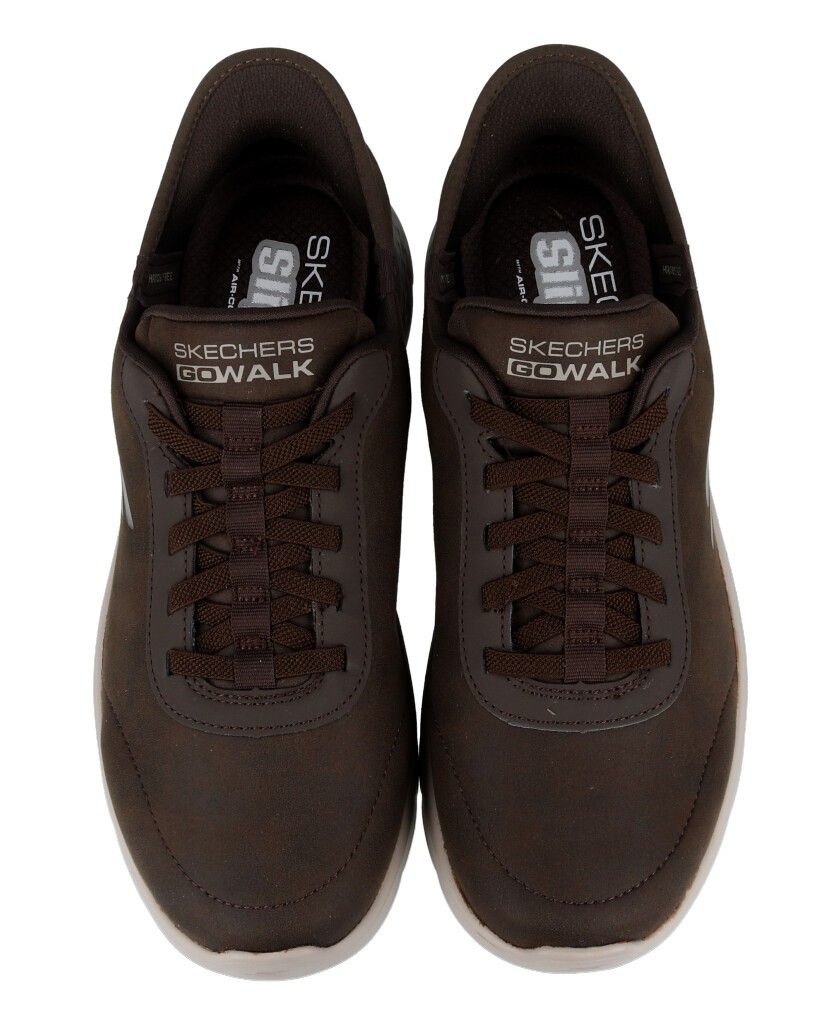 h2Deportivas para hombre de calce rapido Skechers 216326 h2 pLas deportivas para hombre Skechers 216326 en color marron combina