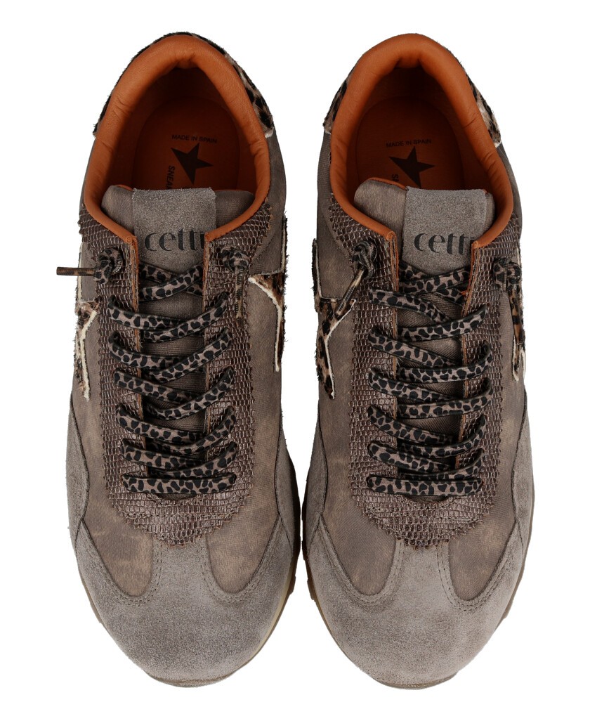 Zapatillas casual color taupe Cetti C-1259