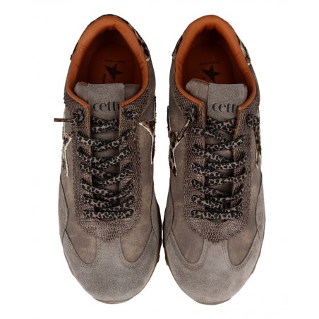 Zapatillas casual color taupe Cetti C-1259