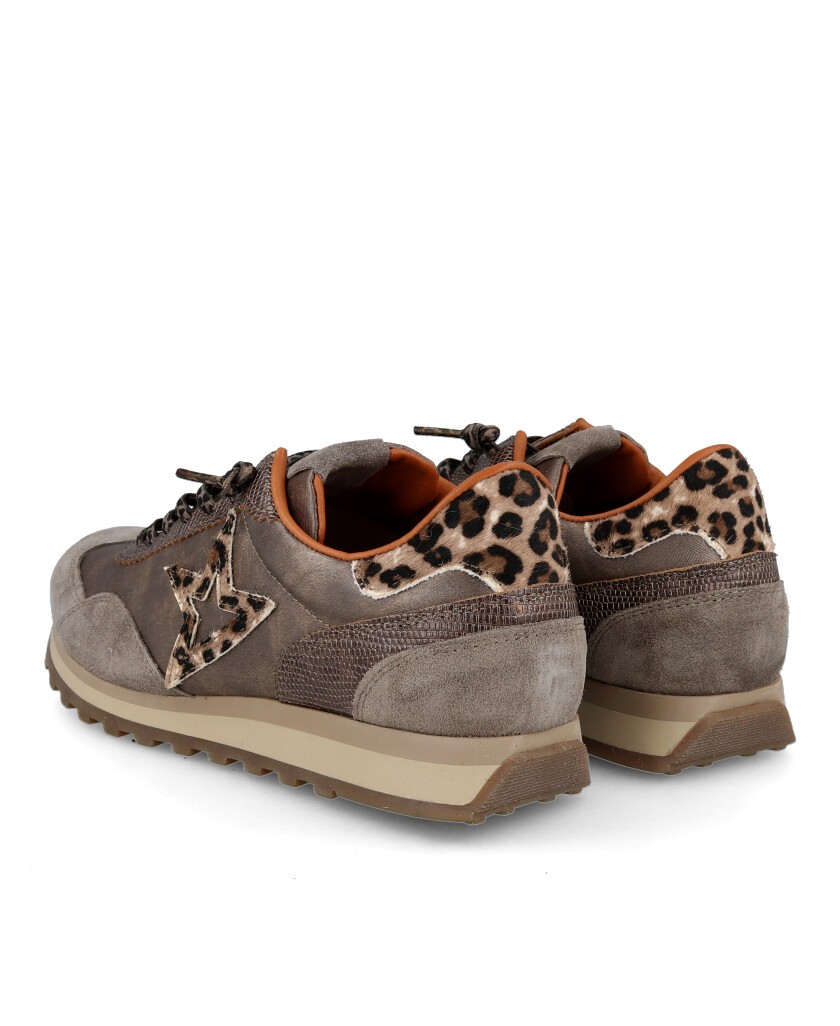 Zapatillas casual color taupe Cetti C-1259