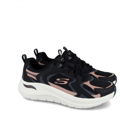 Zapatillas negras Skechers Arch Fit 2.0