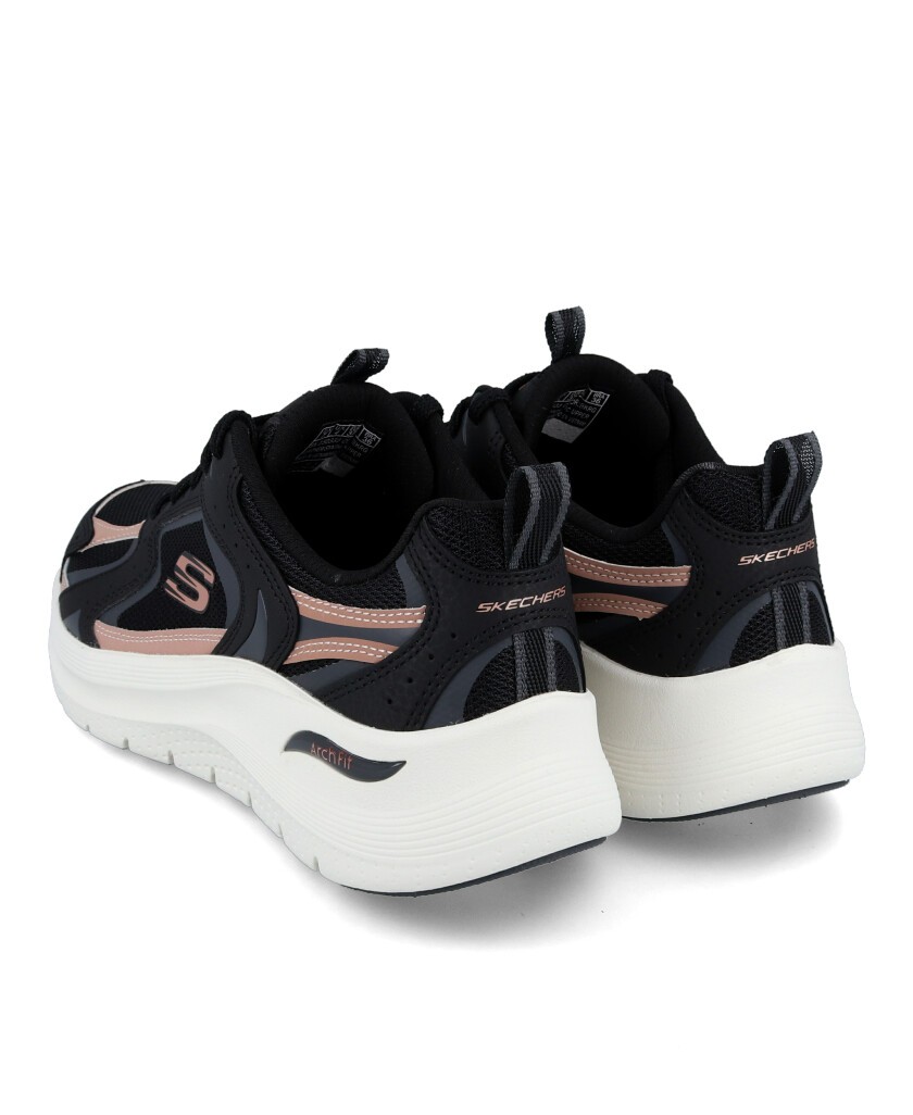 Zapatillas negras Skechers Arch Fit 2.0