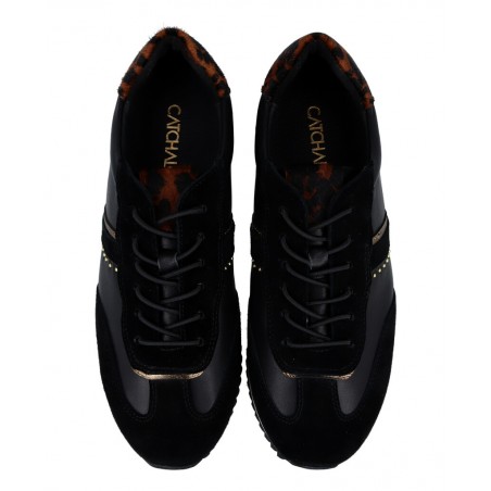 h2Sneakers con detalle animal print 1609 C103 h2 pAtrevete a brillar con un toque de rebeldia y estilo con estas Zapatillas cas
