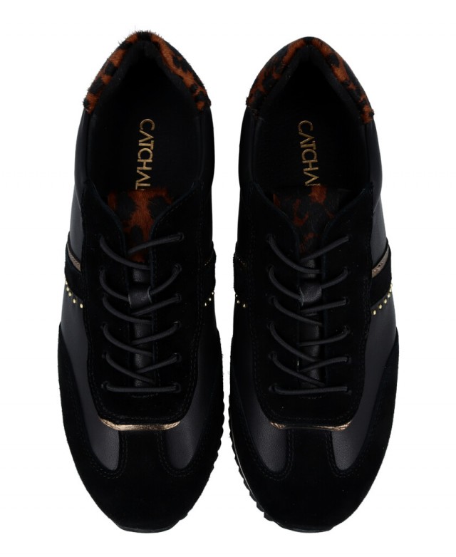 Sneakers with animal print detail Catchalot 1609-C103