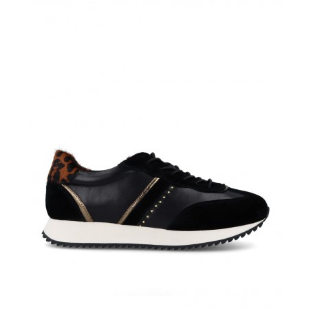 h2Sneakers con detalle animal print 1609 C103 h2 pAtrevete a brillar con un toque de rebeldia y estilo con estas Zapatillas cas