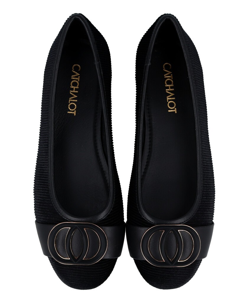 Catchalot Eastland 02757 7 Black Ballerina Flats