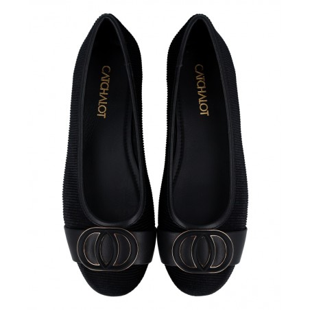 Catchalot Eastland 02757 7 Black Ballerina Flats