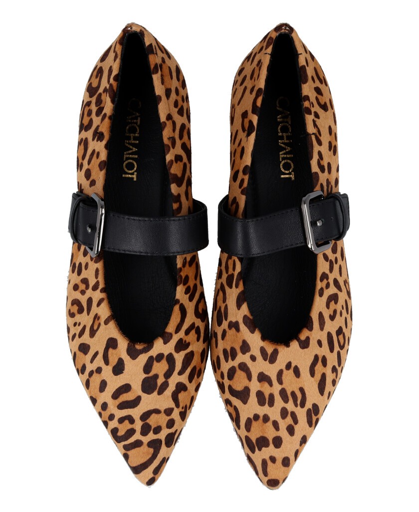 Catchalot Eastland K19123 C68 Leopard Mary Jane Shoes