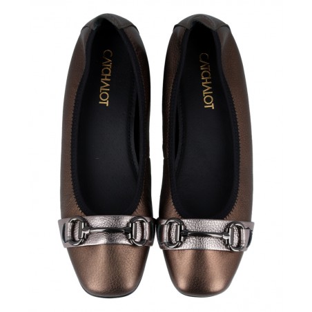 Catchalot Eastland 11857 Metallic Ballerina Flats