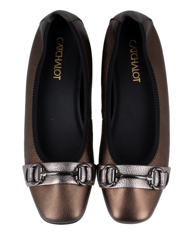 Catchalot Eastland 11857 Metallic Ballerina Flats Catchalot Eastland 11857 Metallic Ballerina Flats