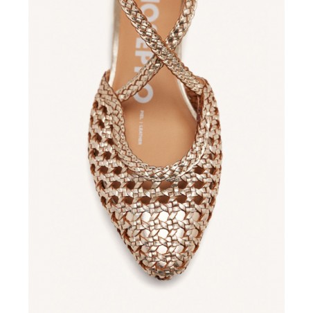Braided ballerinas Gioseppo Leskovic 71180-M