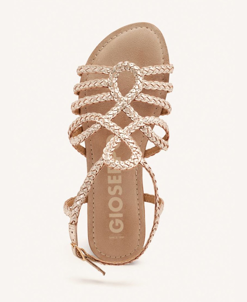 Braided flat sandal Gioseppo Yakima 71746-M