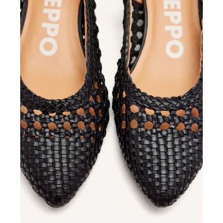 Braided ballerinas Gioseppo Piskove 71185-M