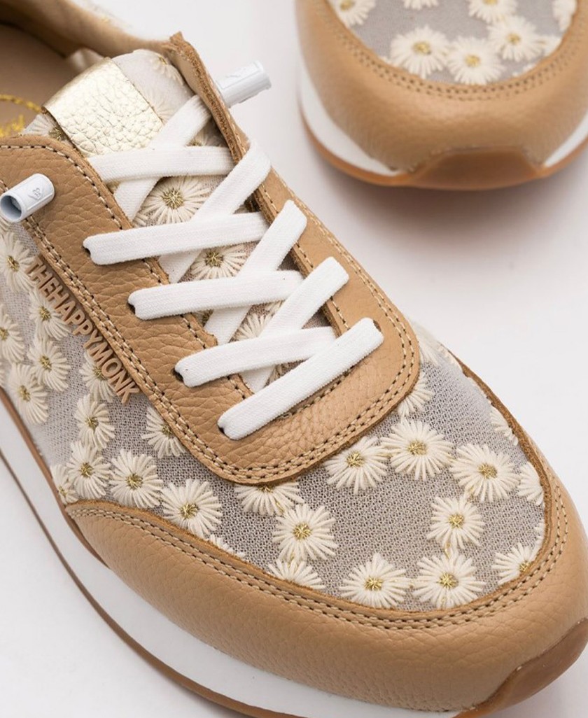 Happy Monk Vanity-010 embroidered sneakers