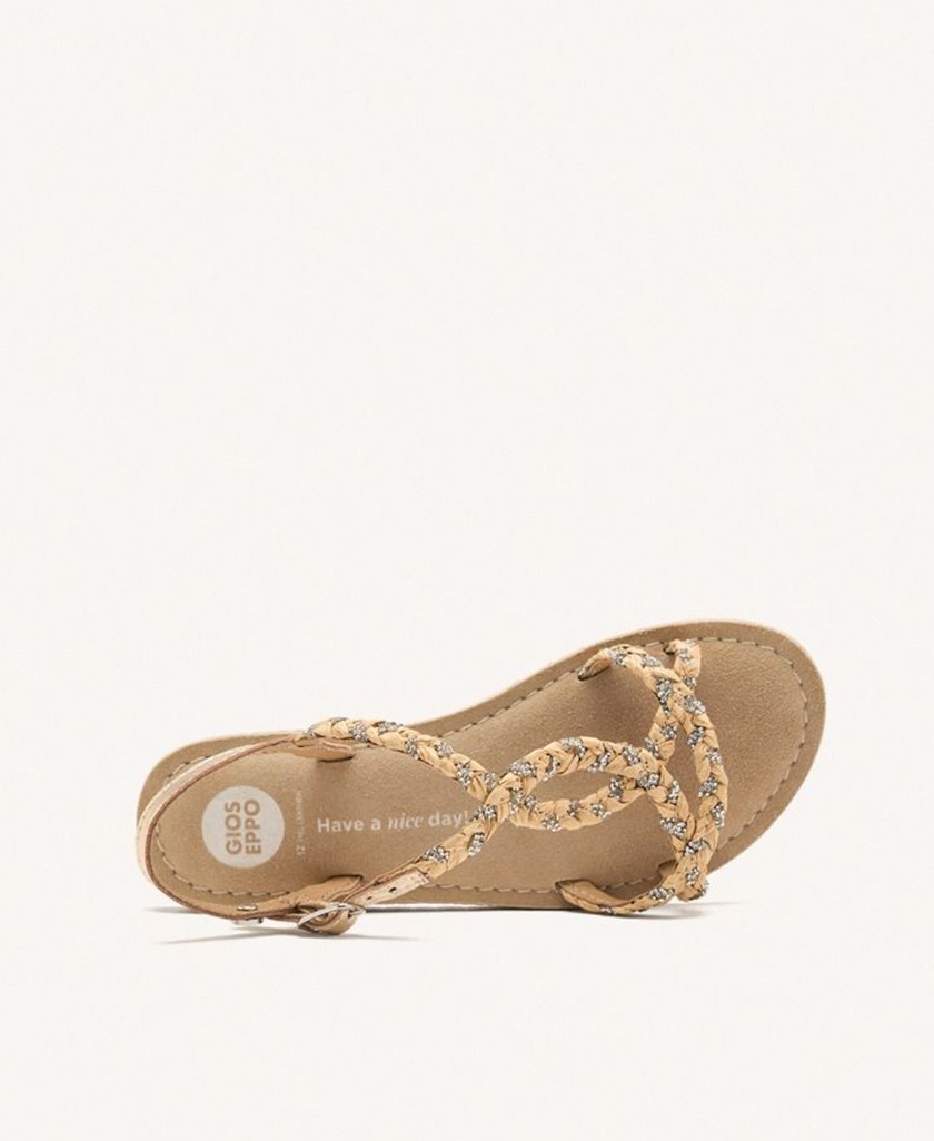 Sandalia niña color taupe Gioseppo Wenham 74761-P