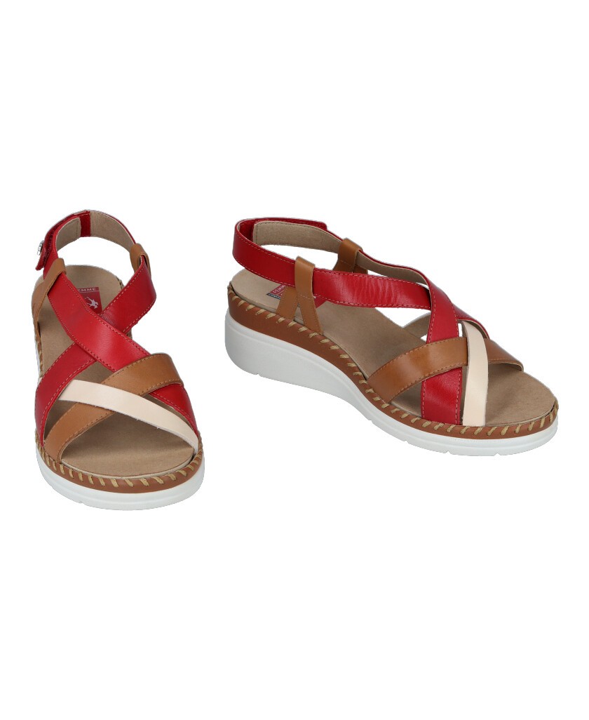Sandalias de cuña multicolor Fluchos Leza F2135