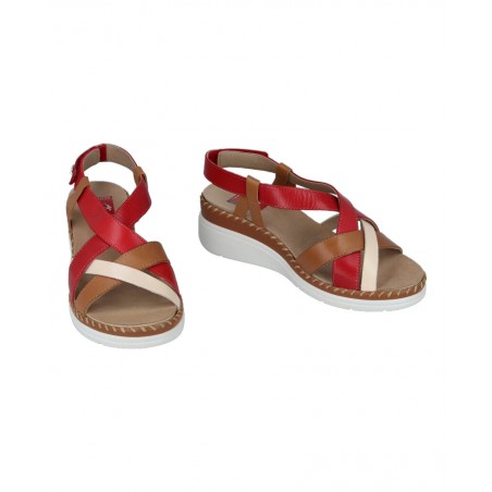 Sandalias de cuña multicolor Fluchos Leza F2135