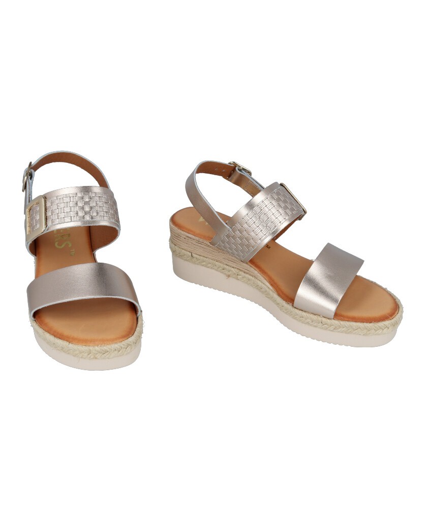 Metallic wedge sandals Catchalot R-156754