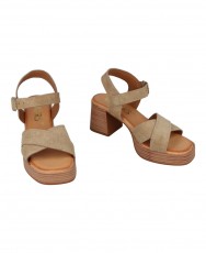Sandalias de tacón color camel Catchalot R-145761 Sandalias de tacón color camel Catchalot R-145761
