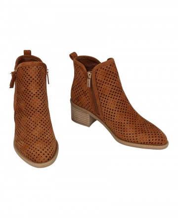 Women's leather cowboy ankle boots Xti 14396104