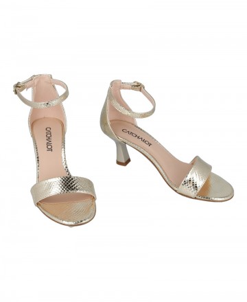 Zapatos de tacón metalizados Patricia Miller 6767