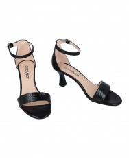 Patricia Miller 6767 Black Heeled Sandals Patricia Miller 6767 Black Heeled Sandals