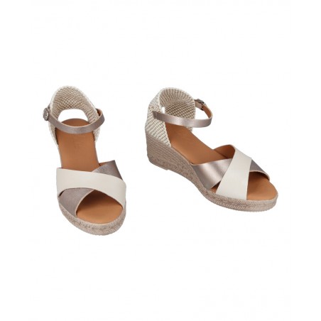 Bicolor Wedge Espadrilles Andares 438217