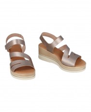 Metallic Wedge Sandals Andares 260615