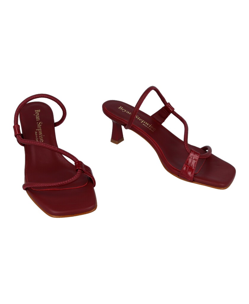 Strappy Heeled Sandals Bryan Ares 6602