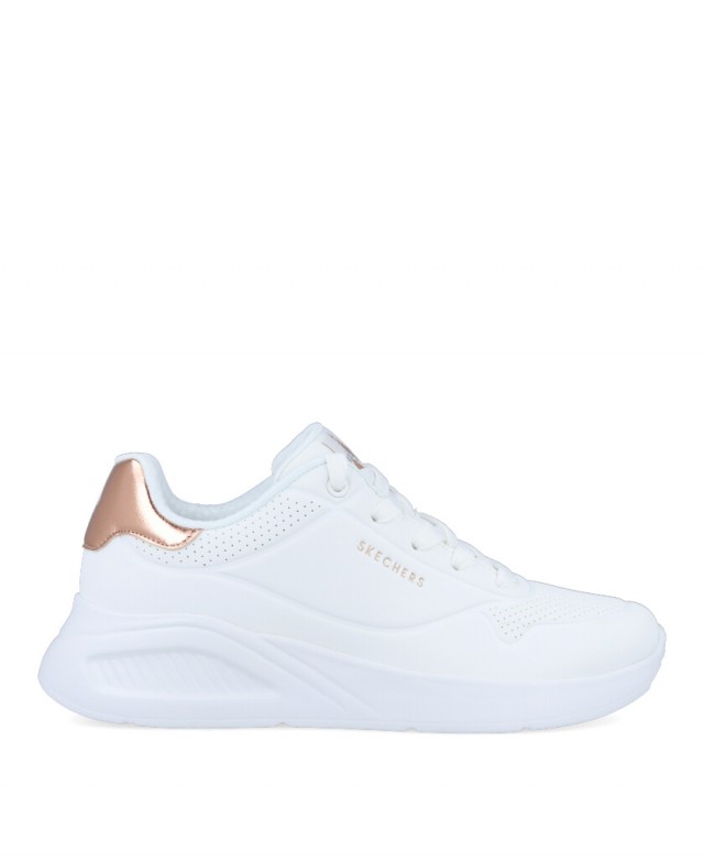 Zapatillas blancas mujer Skechers 177291Uno Lite